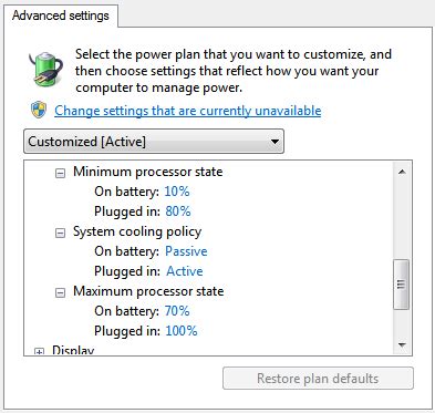 Image result for Minimum Processor State Not Working