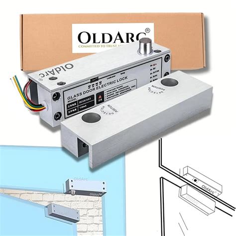 OldArc FL2 Frameless Glass Door Lock | 12VDC Electric Glass DoorLock ...
