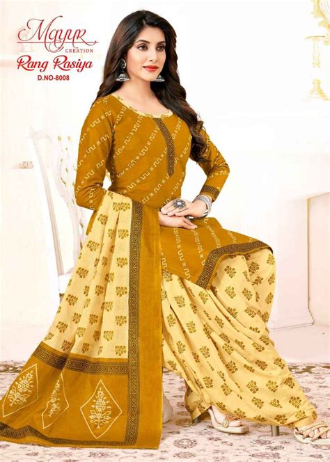 Mayur Rang Rasiya Vol 8 Cotton Dress Material Collection