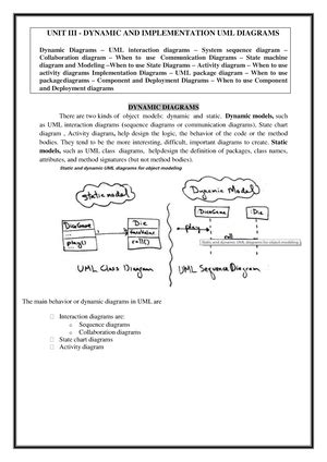 UNIT 4 - Unit 4 - UNIT IV - DESIGN PATTERNS GRASP: Designing objects ...