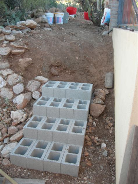How To Build Concrete Steps With Cinder Blocks – TypeOst