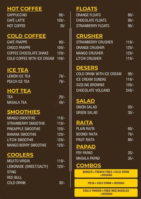 Menu at Apna Thikana Cafe & Restaurant, Lucknow