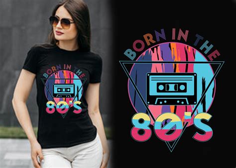 Birthday T-shirt, Born in the '80s Shirt Graphic by ...