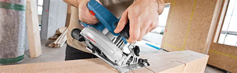 Bosch GKS 18V - 57 Heavy Duty Cordless Circular Saw (Solo Tool), 3,400 ...