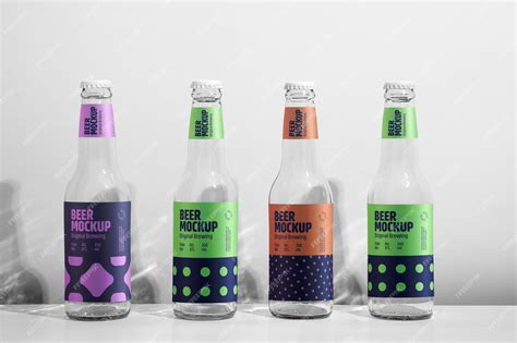 Beer bottle mockup design | Premium PSD