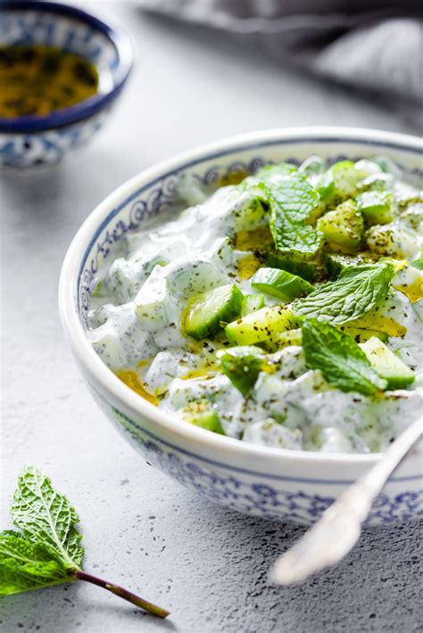 Jajik cucumber yogurt mint salad – Artofit