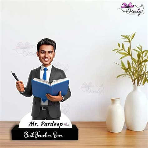 Teacher Caricature Male | Buy Online Caricature at OSMLY