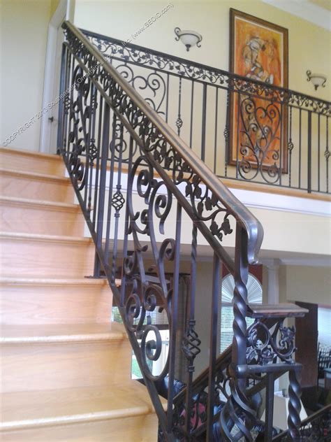Wrought Iron Stair Railing 3