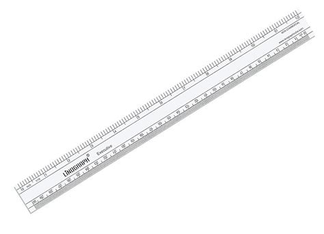 deepak LINOGRAPH Ruler 30 cms. Transparent & Sleek (Width 30mm) (Set of ...