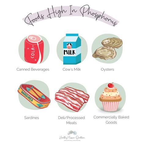 High Phosphorus Foods