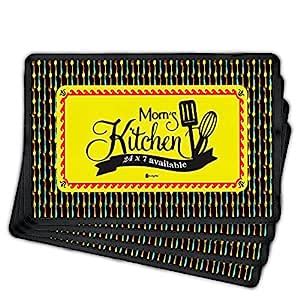 Buy Indigifts IA Mom's Kitchen 24 x 7 Available Designer Set of 4 Table ...