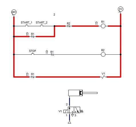Image result for Fluidsim Ladder Diagram