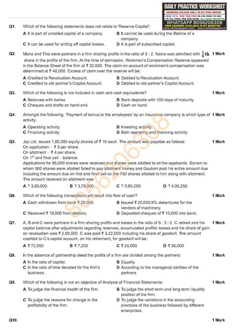 12TH CBSE ACCOUNTS MCQS CASE STUDY TEST WITH ANSWERS_