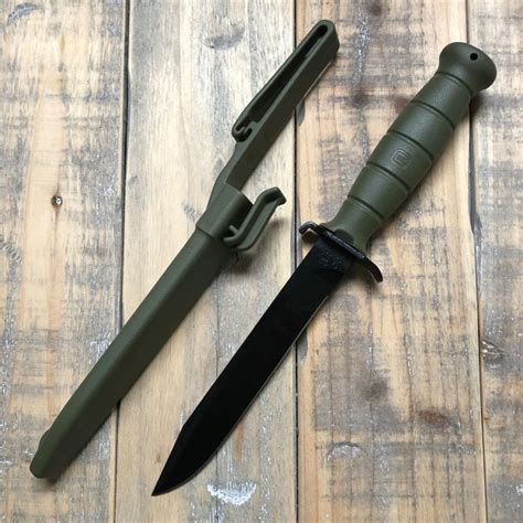 Nieuwe Glock FM-78 Field Knife in "Battle Field Green" + foedraal (29 ...
