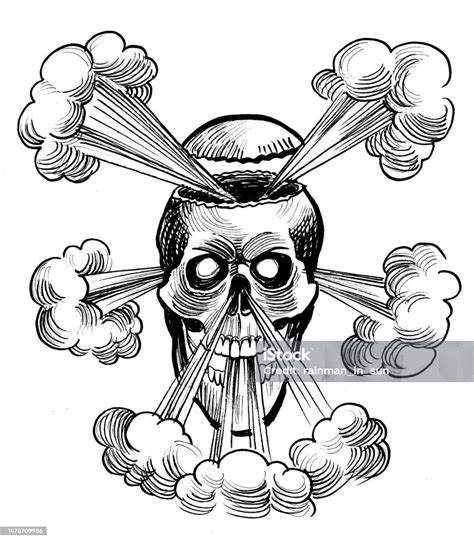 Image result for Exploding Skull Top View