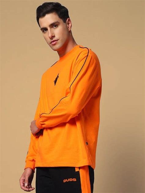 WHOPPER OVERSIZED CO-ORD SET ORANGE BLACK
