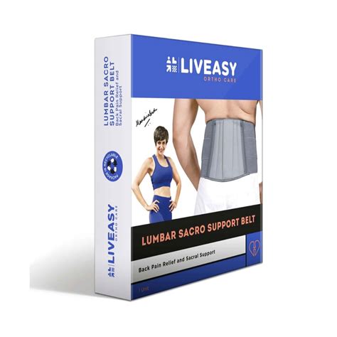 Liveasy Ortho Care Lumbar Sacro Support Belt Large - Cureka
