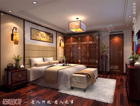 北京大兴别墅新中式装修效果图 古典与现代出色的融合_紫云轩中式设计装饰机构