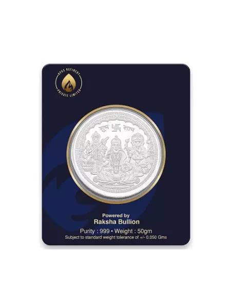 Opus Trimurti Silver Coin of 50 Grams in 999 Purity Fineness