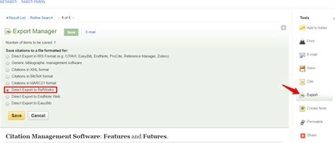 Export RefWorks to Excel 的图像结果