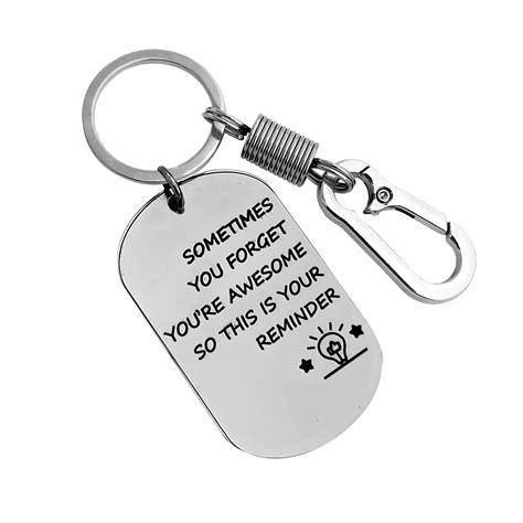 BAMALI Personalize Laser black engraved Farewell Appreciation Keychain ...