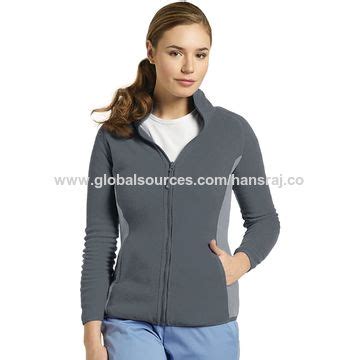 India Highest Quality Cotton Soft Fleece Medical Uniform Scrub Jacket ...