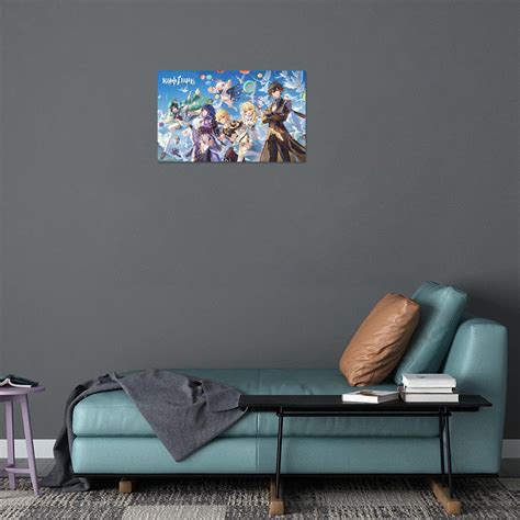Buy Riapawel Genshin Impact Poster, A3 Size 16.5 x 11.7 Inch Cartoon ...