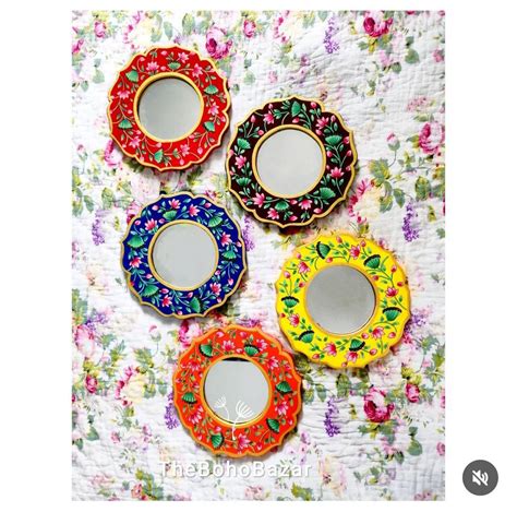 Circular Pichwai Mirrors – TheBohoBazar
