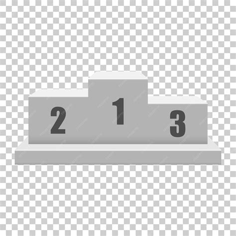 Premium Vector | Winners podium icon in flat style pedestal ...