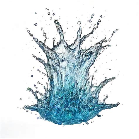 A drawing of a splash of water splashing from the water splash ...