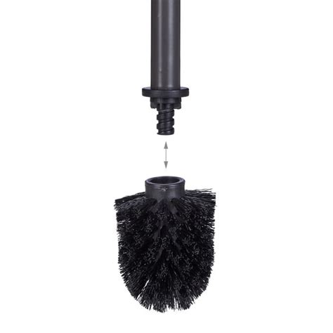 Toilet Brush Head Replacement Set of 5 Bathroom Brushes Inner Thread 9 ...