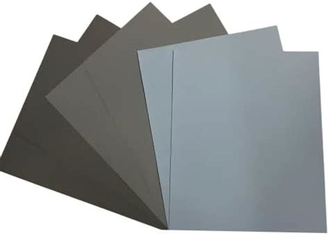 Color Zebra® Waterproof Sand Paper Grit 1000/2000 / 3000 (Pack of 6) 2 ...