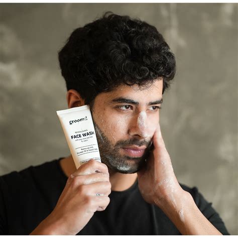 Buy Groomd Face Wash With Aloe Vera Tea Tree & Neem Removes Dirt Dead ...