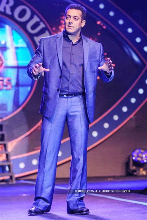 Salman Khan with former Bigg Boss contestants during the press ...