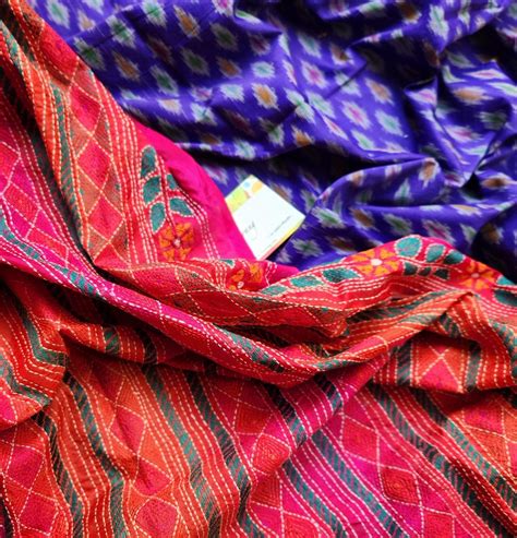 Ikat kurti piece kantha dupatta SICO Officewear gift ideas rainbow ...