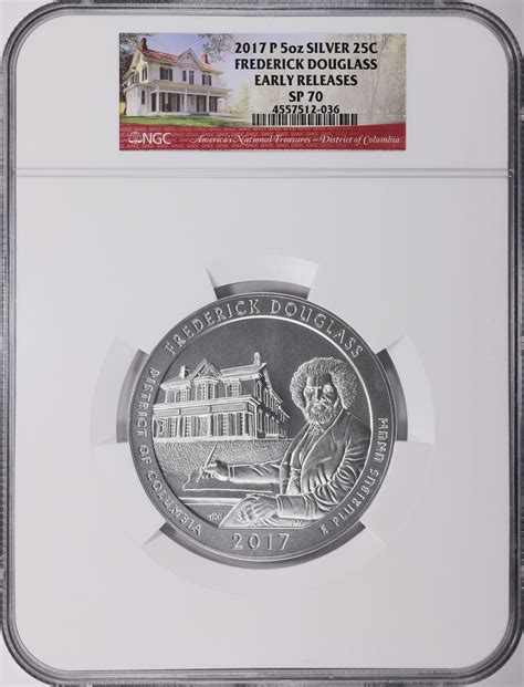 2017-P America the Beautiful 5 oz. Silver Quarter Frederick Douglass NP ...