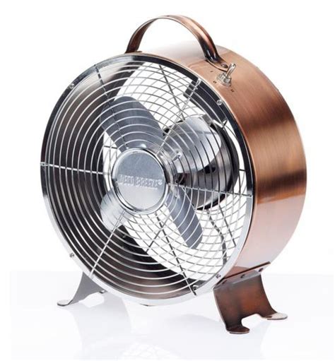 Deco Breeze DBF5348 Retro Collection Copper Metal Table Fan : Amazon.in ...