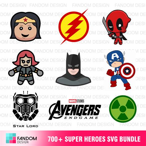 700 Super Heroes SVG Cricut Files, Cricut Explore India | Ubuy