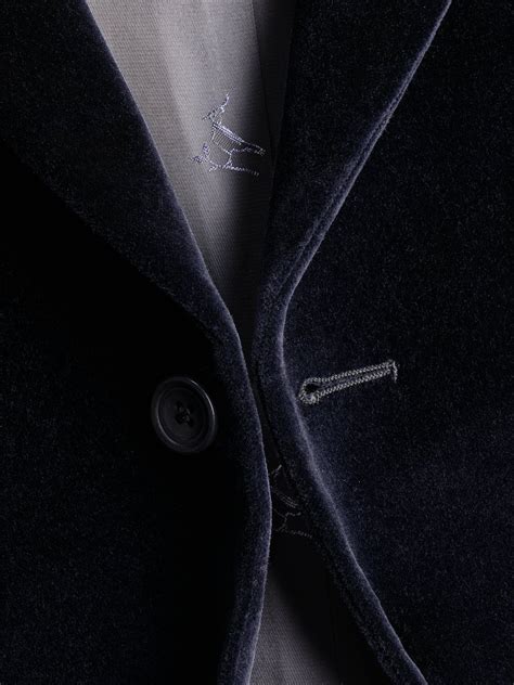 Charles Tyrwhitt Single Breasted Cotton Blazer, Navy
