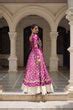 Wine Navratri Special Bandhani Kurti with Kora Cotton Frill