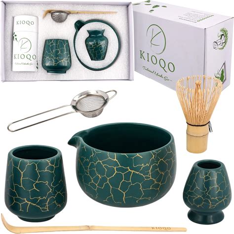 KIOQO Matcha Whisk Set with Bamboo Whisk, Authentic India | Ubuy