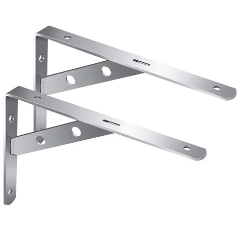 Tanice 2 Pack Triangle Shelving Brackets L Shaped Floating Wall ...