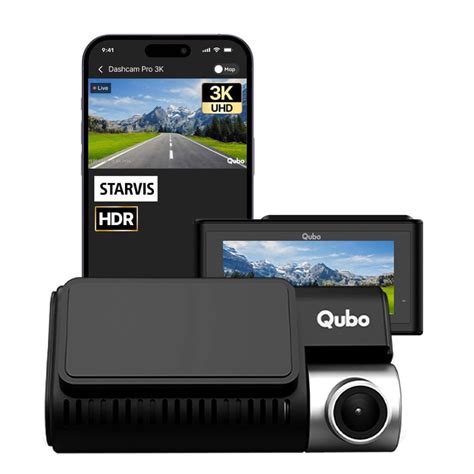 Qubo Car Dash Cam Pro 3K HDR | Hero Group | 5MP 3K QHD | Sony STARVIS ...