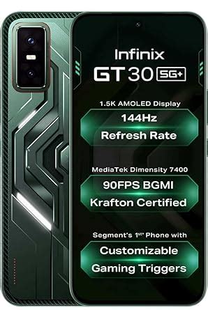 Infinix GT 30 5G+ (Pulse Green, 8GB RAM, 128GB Storage) | MediaTek 7400 ...