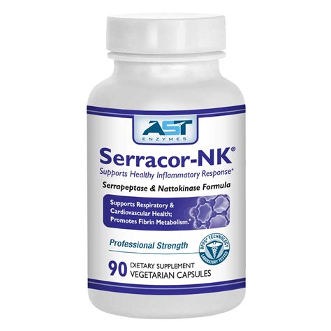 AST Enzymes Serracor-NK Systemic Enzyme Formula, 90 India | Ubuy