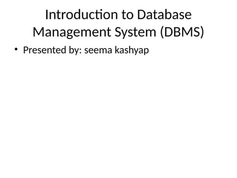 Image result for DBMS Basic Introduction