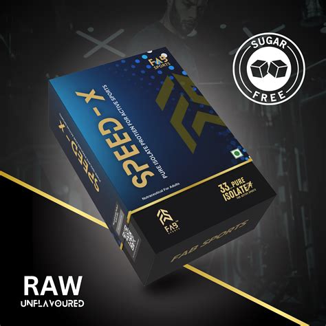Buy Speed X 33g Pure Isolate Protein Raw 30 Sachets Online – Fab Sports