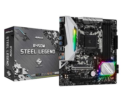 Amazon.in: Buy ASRock B450M Steel Legend Socket AM4/ AMD 3rd Generation ...