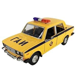 Mr.variya Die-cast Car 1:24 Big Lada Russian Police Toy CAR Diecast ...