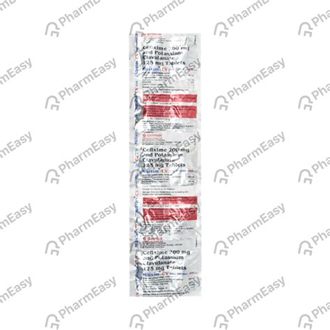 Milixim Cv 200mg Strip Of 10 Tablets: Uses, Side Effects, Price ...